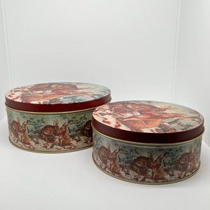 House of Lloyd Around the World Vintage Bunny Tins, Light Use, Discount Shipping